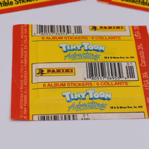 3 x Pack Tiny Toon Adventures 6 Collectible Stickers by Panini Made in Italy - Picture 5 of 7
